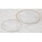 8 Pack: Clear & Gold 40 Piece Dinner & Lunch Plate Set by Celebrate It™